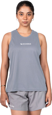 ActiveBug Casual Printed Women Grey Top