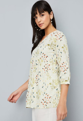ZIKIGO Casual Printed Women Multicolor Top