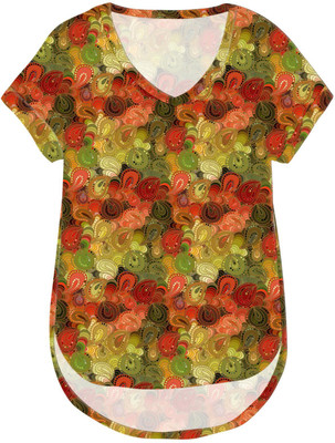 jovo Casual Printed Women Multicolor Top