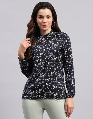 MONTE CARLO Casual Printed Women Multicolor Top