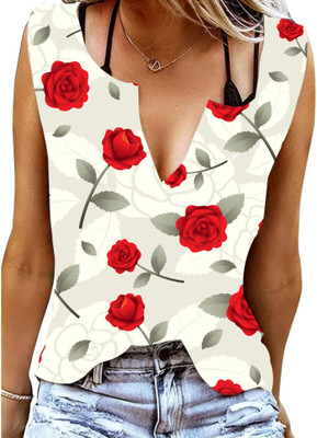 jovo Casual Printed Women Multicolor Top