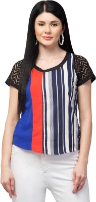 ritika enterprises Casual Striped Women Multicolor Top