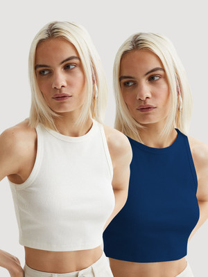METRONAUT Casual Self Design Women White Top