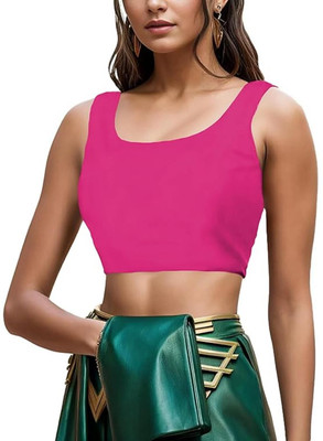 THEBLAZZEE Casual Solid Women Pink Top