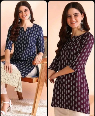 VHCK ENTERPRISE Formal Printed Women Multicolor Top