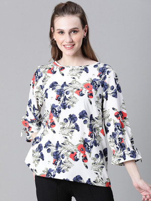 OXOLLOXO Casual Printed Women Multicolor Top