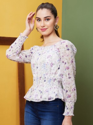 Globus Casual Printed Women Multicolor Top