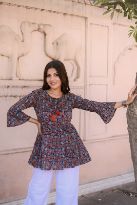 Vivika Casual Printed Women Multicolor Top