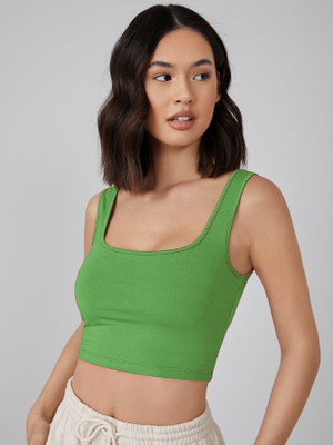 Nalax Designs Casual Solid Women Green Top