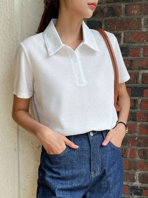 Leriya Fashion Casual Solid Women White Top