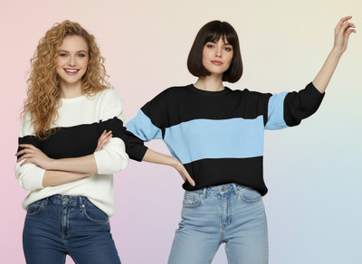 KHODAL ENTERPRISE Casual Striped Women Multicolor Top