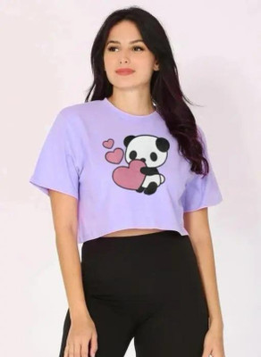 weesklaaar Casual Printed Women Purple Top