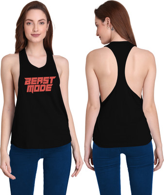 THE BLAZZE Casual Printed Women Black Top