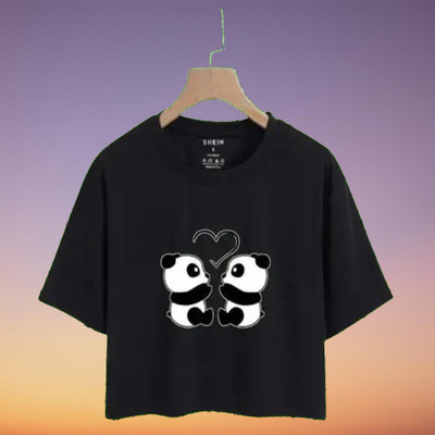 Seema Trader Casual Printed Women Black Top
