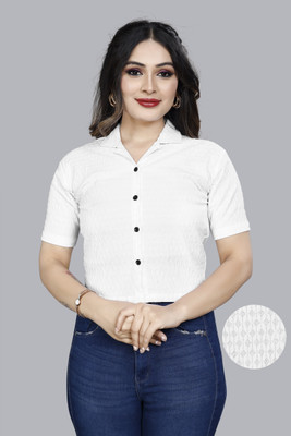 Varidashi Casual Self Design Women Multicolor Top