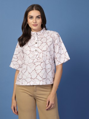 Style Quotient Casual Printed Women White Top