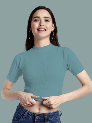 Dream Beauty Fashion Casual Solid Women Light Green Top