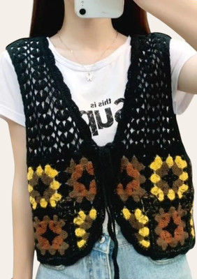 Classye Creation Casual Solid Women Black Top