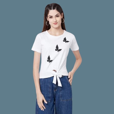 Geetanjali Casual Solid Women White Top