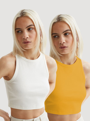 METRONAUT Casual Self Design Women White Top