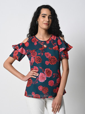 Prettify Casual Printed Women Multicolor Top