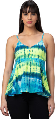 Globus Casual Tie & Dye Women Multicolor Top