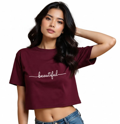 Blueribon Casual Printed Women Maroon Top