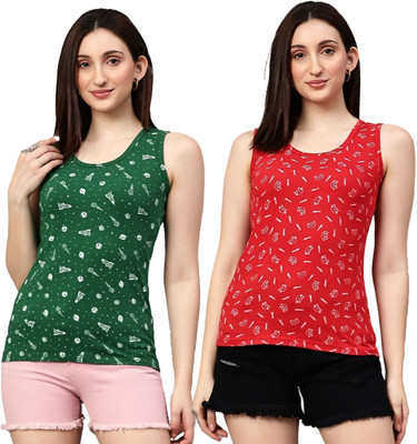 UNFLD Casual Printed Women Multicolor Top