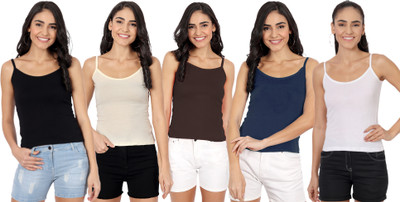 Blazon Casual Solid Women Multicolor Top