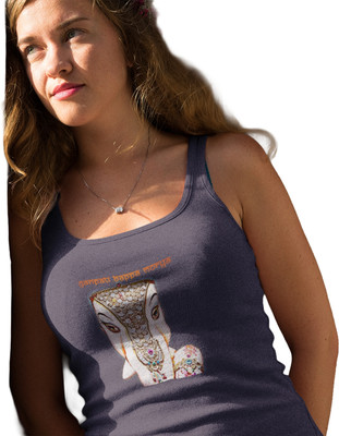 iCKREATE Casual Graphic Print Women Blue Top