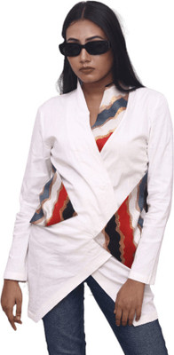 matterS FASHION Casual Printed Women White, Multicolor Top