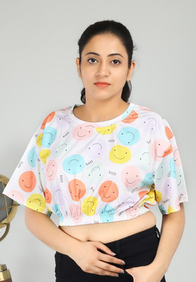 PERFECTPIVOT Casual Printed Women Yellow Top