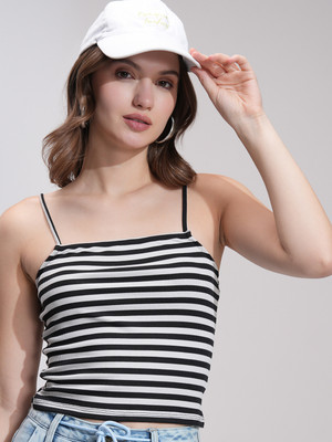 Tokyo Talkies Casual Striped Women Multicolor Top