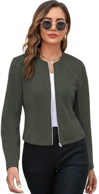 Leriya Fashion Casual Solid Women Green Top