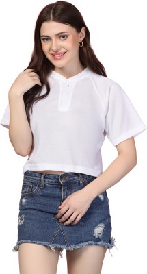 Rahi Trendz Party Self Design Women White Top