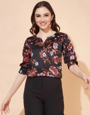 SAM EXPORTS Casual Printed Women Multicolor Top