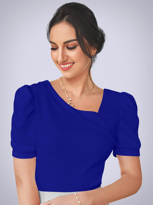 Kashonaa Casual Solid Women Blue Top