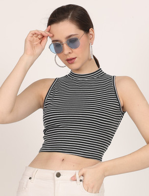 Ddaspration Casual Solid Women Black Top