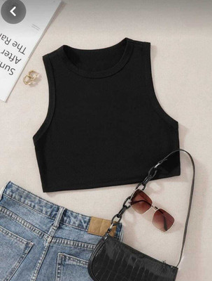 Mimmy Kids Casual Printed Women Black Top