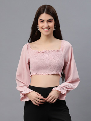 Azzurra Party Embroidered Women Pink Top
