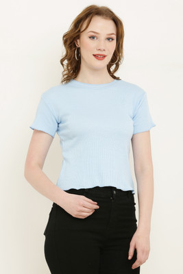 DRESSBIZ Casual Solid Women Multicolor Top
