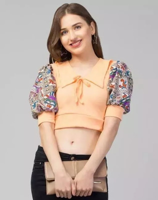 Whitewhale Casual Printed Women Multicolor Top