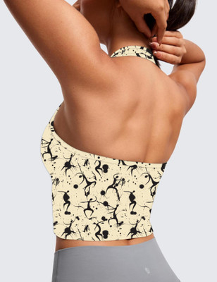 jovo Casual Printed Women Beige Top