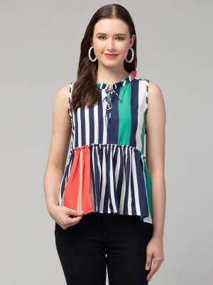 RIHANI FAB Casual Striped Women Multicolor Top