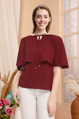 Harshiv Creation Casual Solid Women Multicolor Top