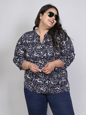 9 impression Casual Printed Women Multicolor Top
