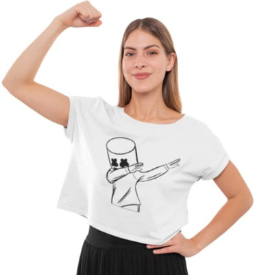 zeyfil fashion Casual Printed Women White Top