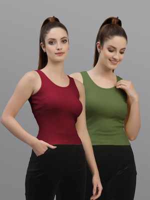 HouseOfCommon Casual Solid Women Multicolor Top