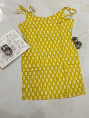 Pahraava Party Printed, Floral Print, Ethnic Motifs Women Pink, Yellow, Blue Top
