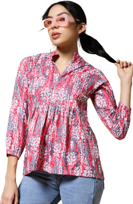 Istyle Can Casual Printed Women Multicolor Top